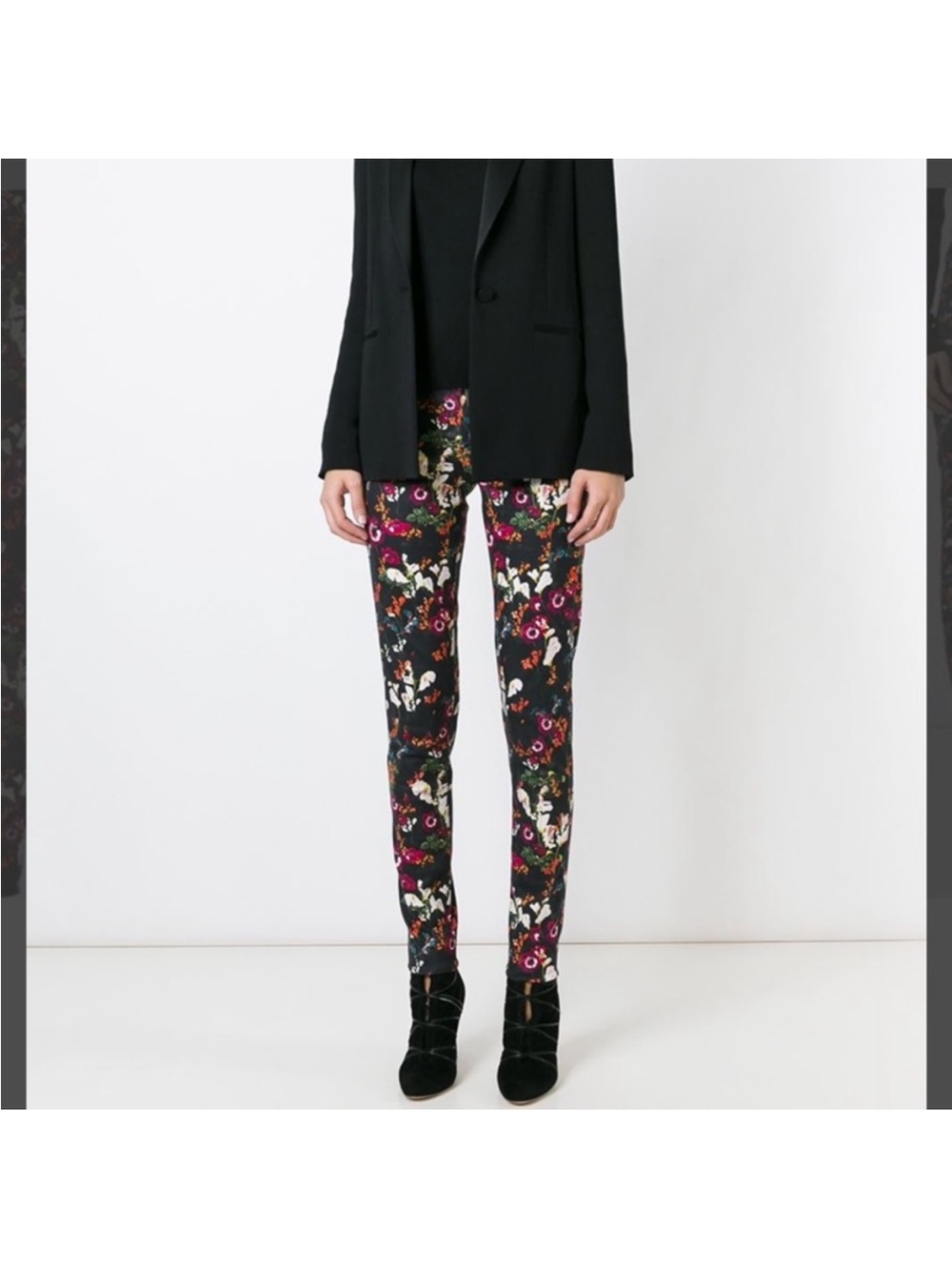 Alice + Olivia Jane Floral Jeans Denim 27